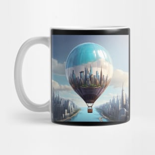 Air Balloon Aircraft Wings Vintage Travel Since Mug